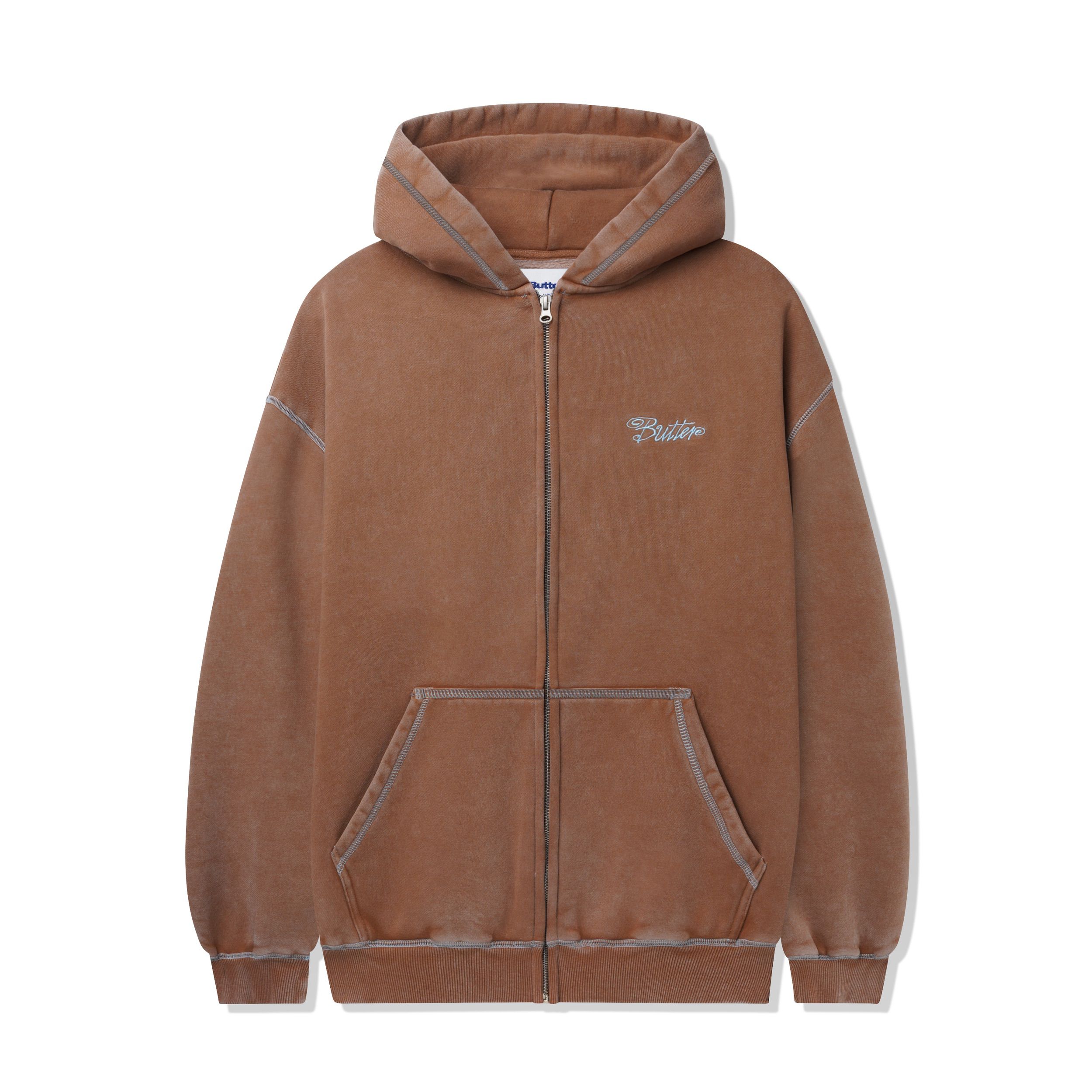 Zip-Hoodie «Washed Grey»